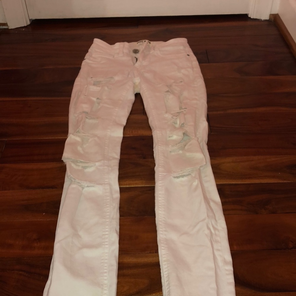 white skinny jeans